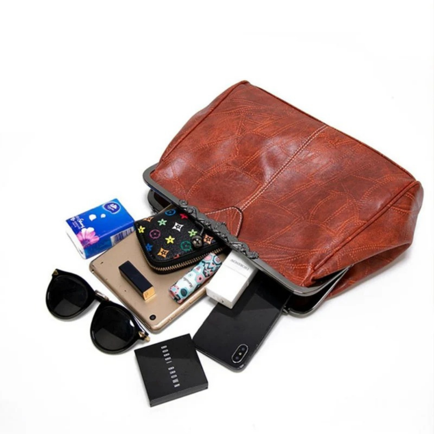 Zorina – Zapięcie vintage – Torebka na ramię-10287801008471-Krystyna Skórzane Atelier