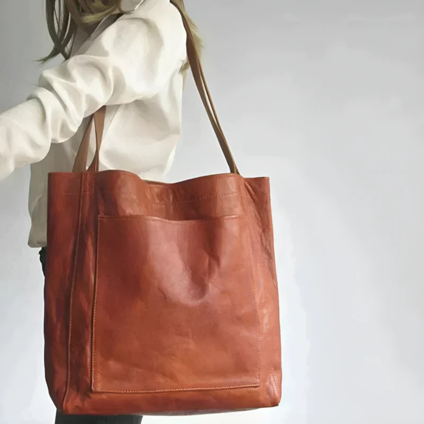 Olivia – Ponadczasowa elegancja – Torba typu tote-10287799796055-Krystyna Skórzane Atelier