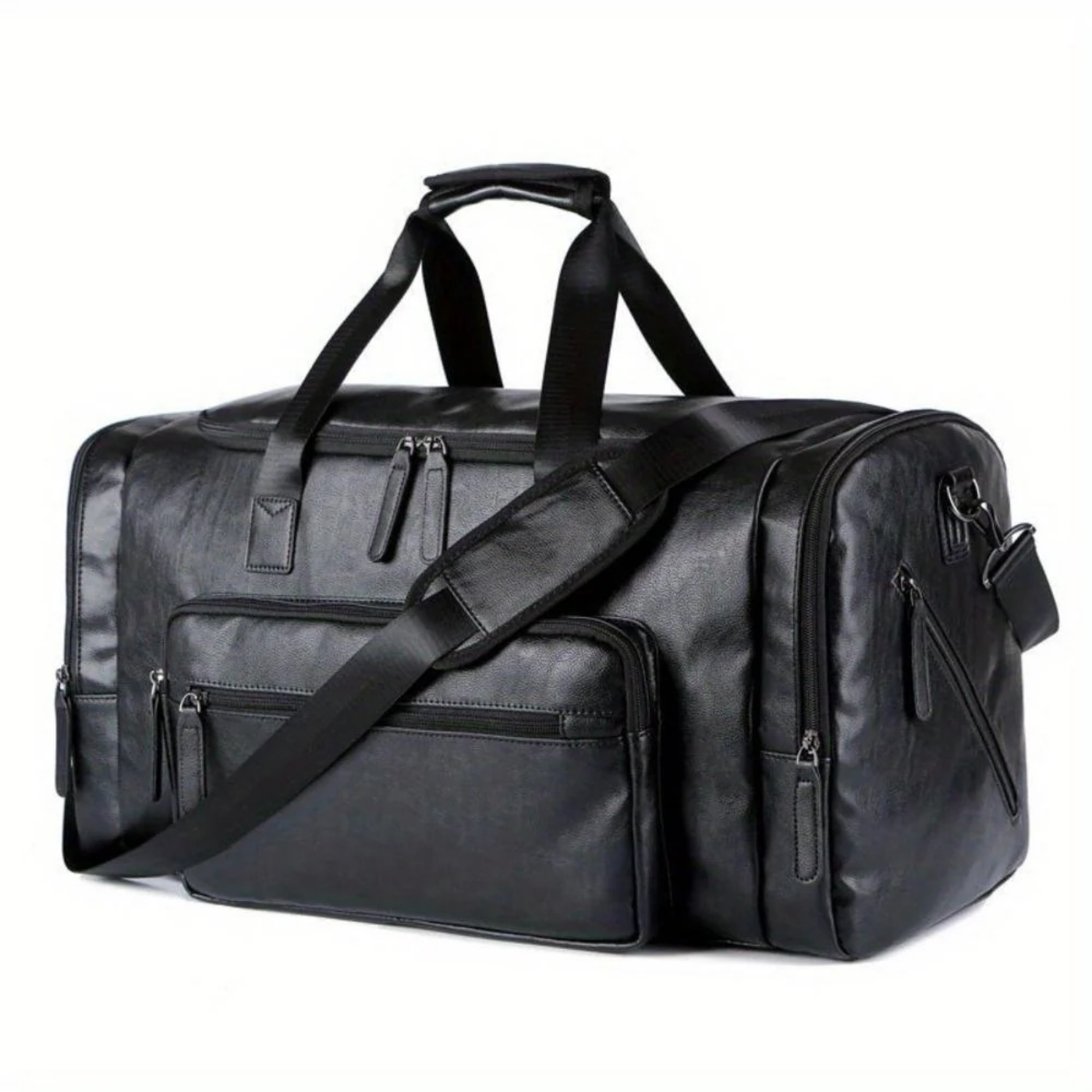 Walerian – Pojemny design – Torba podróżna typu duffel-10287801074007-Krystyna Skórzane Atelier