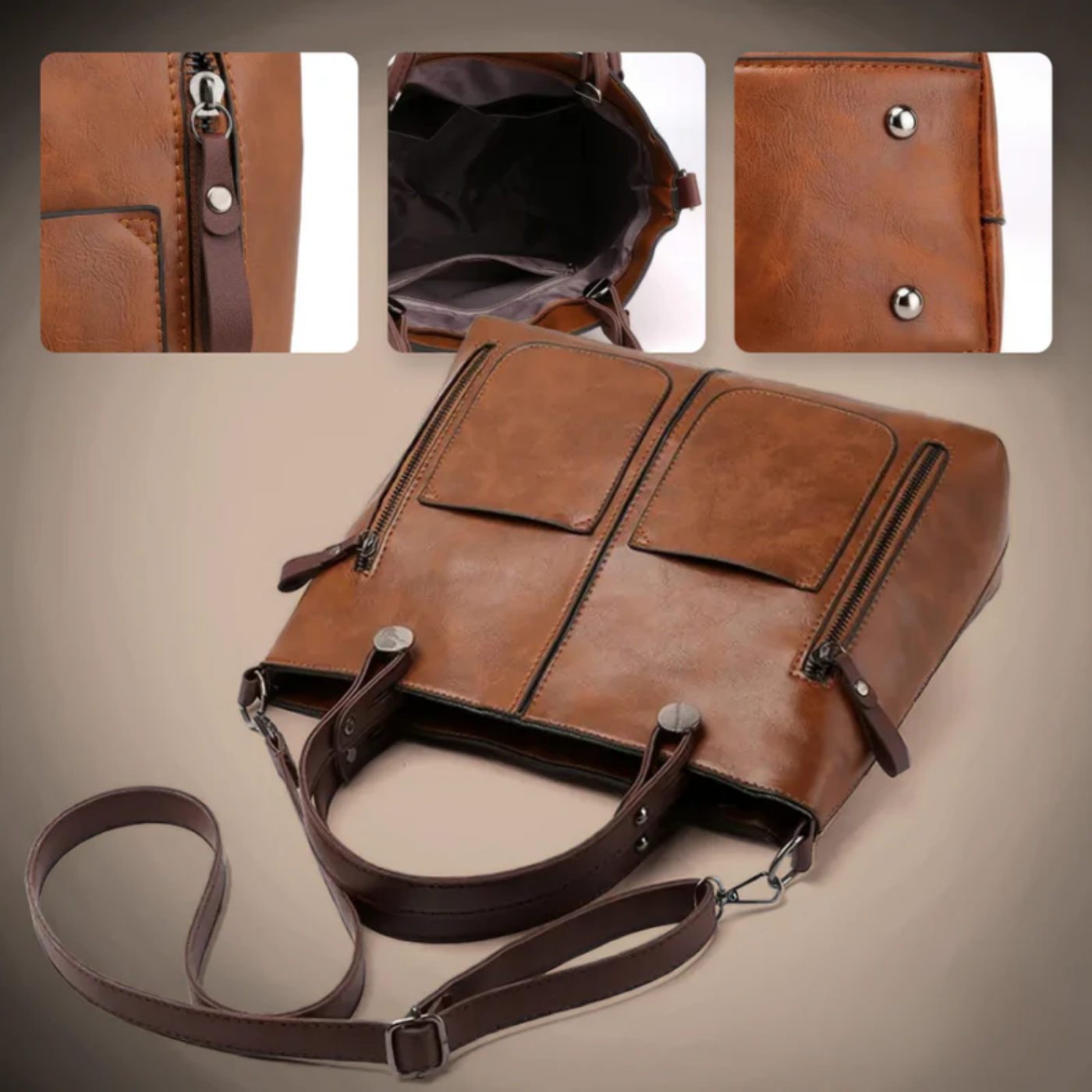 Sophia – Miejska elegancja – Torba typu tote-10287799894359-Krystyna Skórzane Atelier