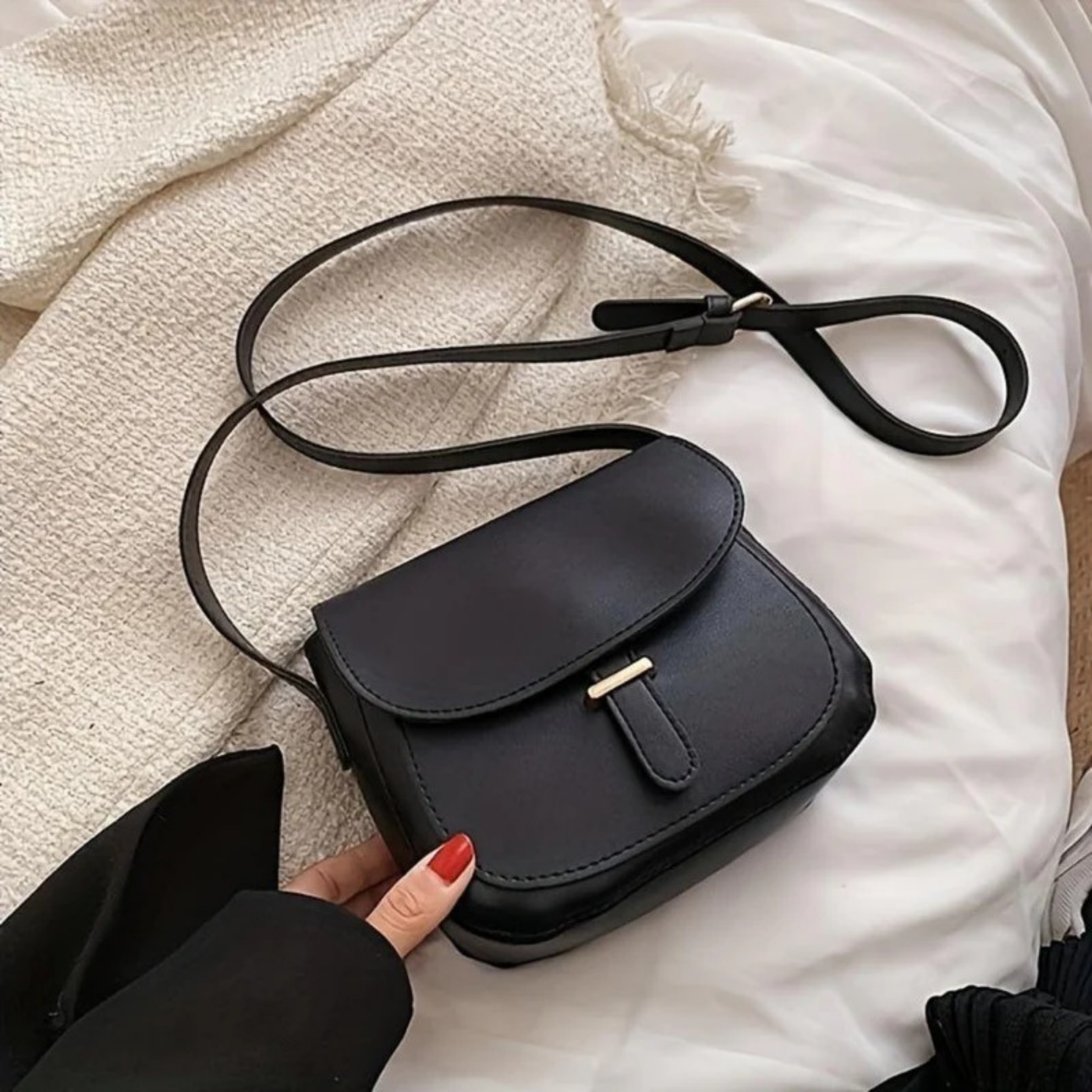 Milena – Minimalistyczny styl – Torebka crossbody-10287801401687-Krystyna Skórzane Atelier