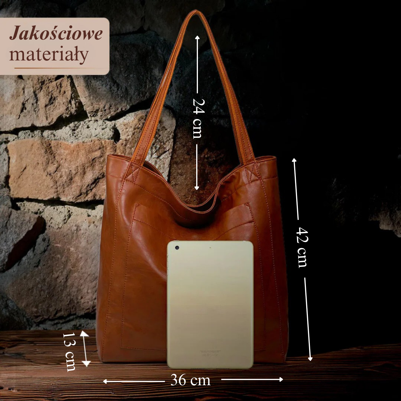 Olivia – Ponadczasowa elegancja – Torba typu tote-10287799796055-Krystyna Skórzane Atelier