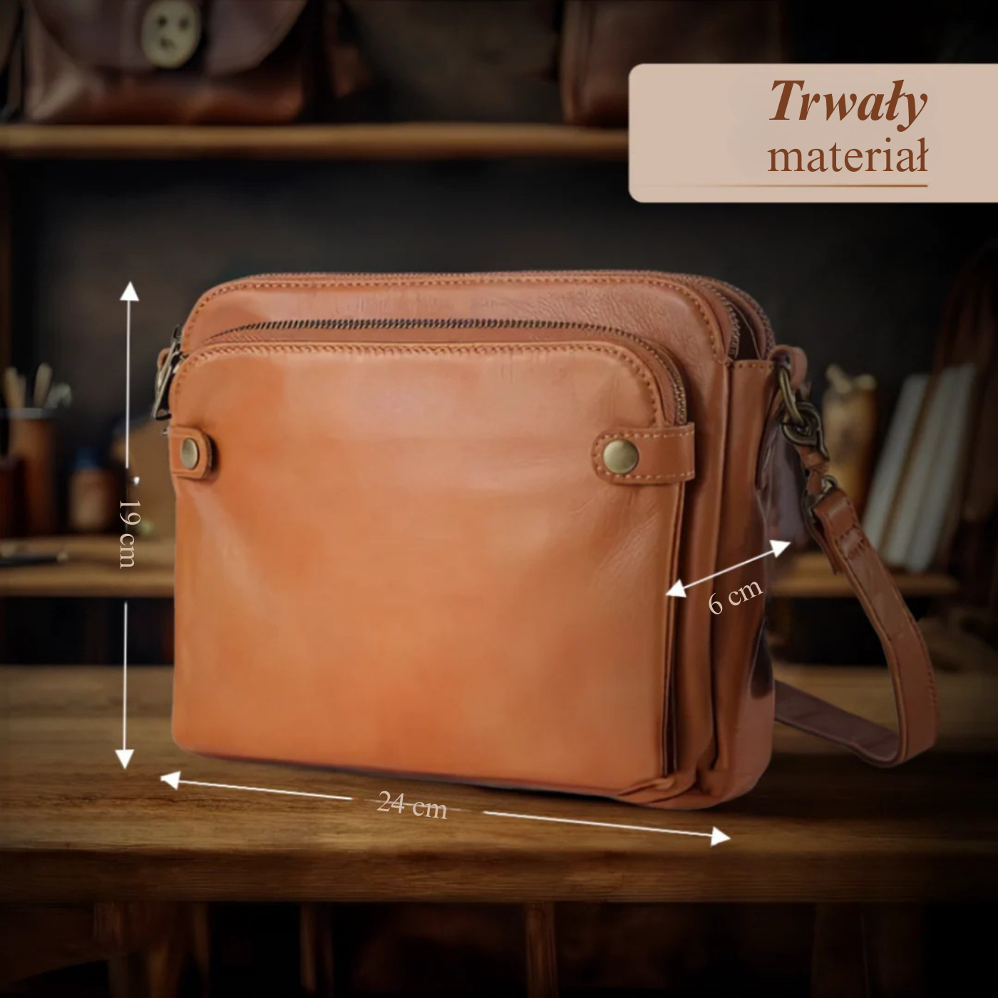 Victoria – Elegancki design – Torebka na ramię-10287800156503-Krystyna Skórzane Atelier