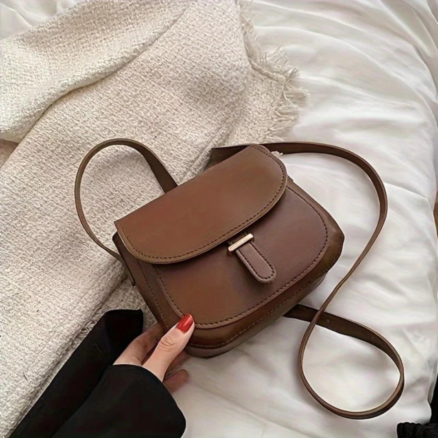 Milena – Minimalistyczny styl – Torebka crossbody-10287801401687-Krystyna Skórzane Atelier