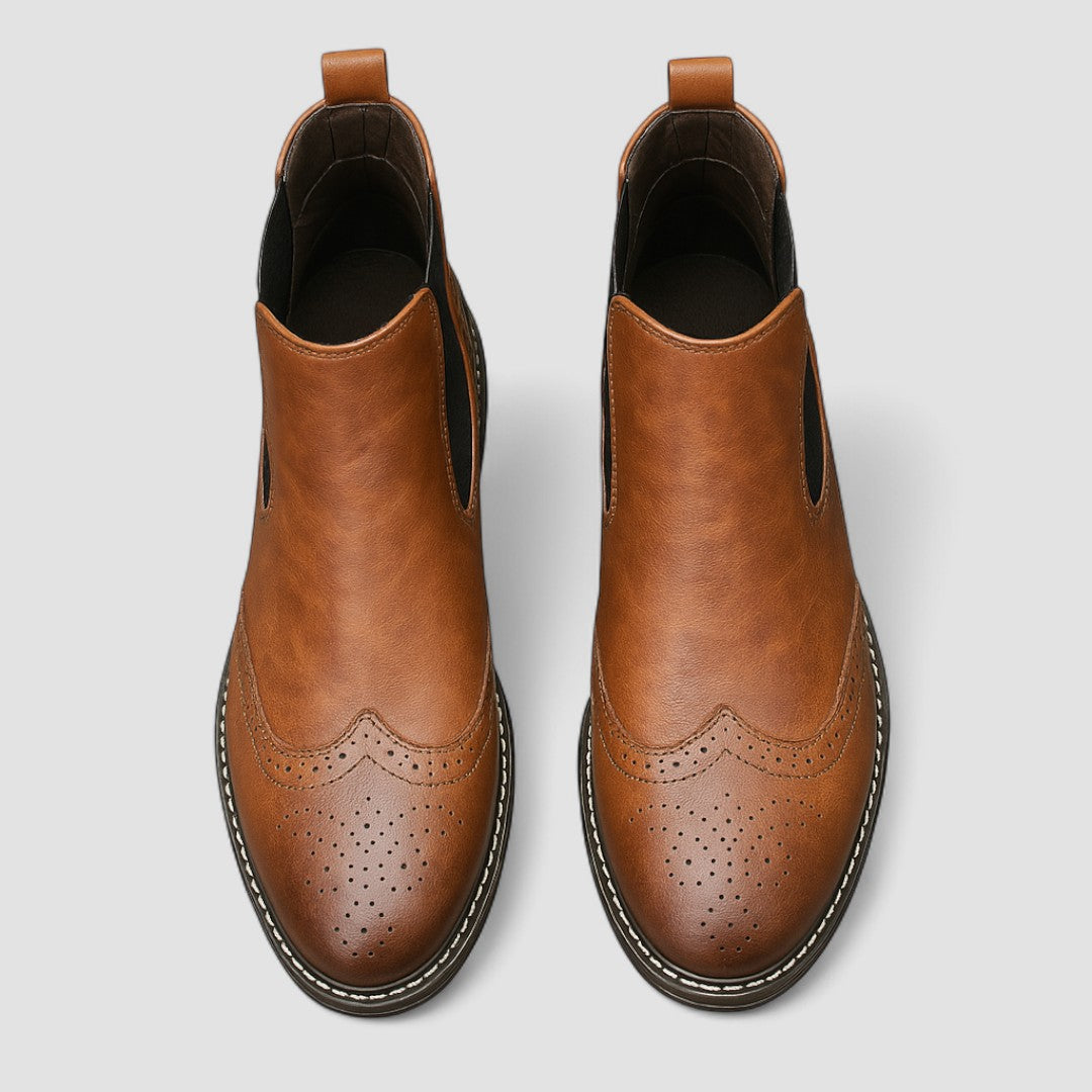 Jasper – Elegancki wzór brogue – Sztyblety-10291705774423-Krystyna Skórzane Atelier