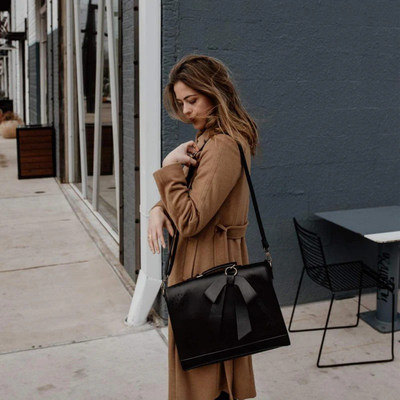 Helen – Stylowa kokarda – Torebka damska-10287801565527-Krystyna Skórzane Atelier