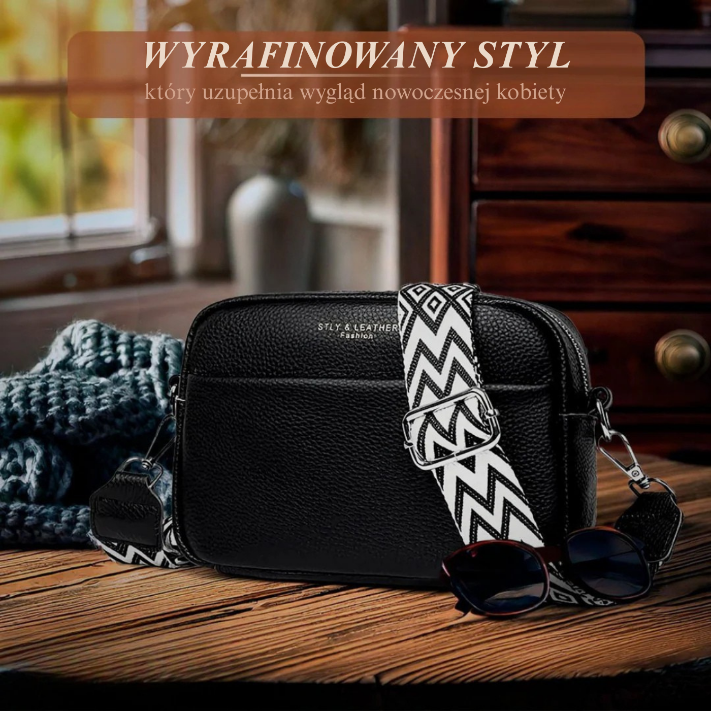 Juliana – Elegancki design – Torebka crossbody-10287800680791-Krystyna Skórzane Atelier