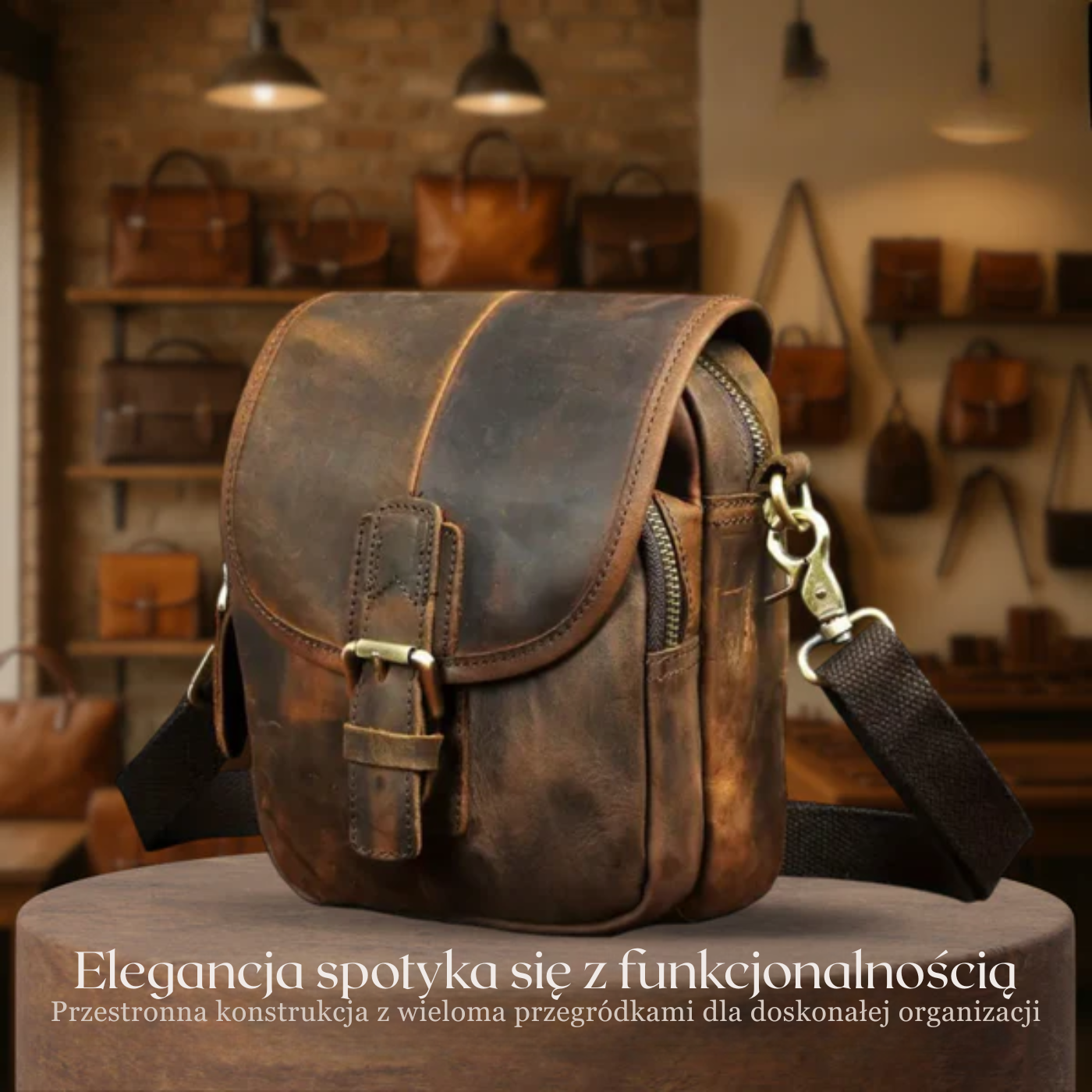 Tadeusz – Vintage’owy urok – Torba na ramię-10287811690839-Krystyna Skórzane Atelier