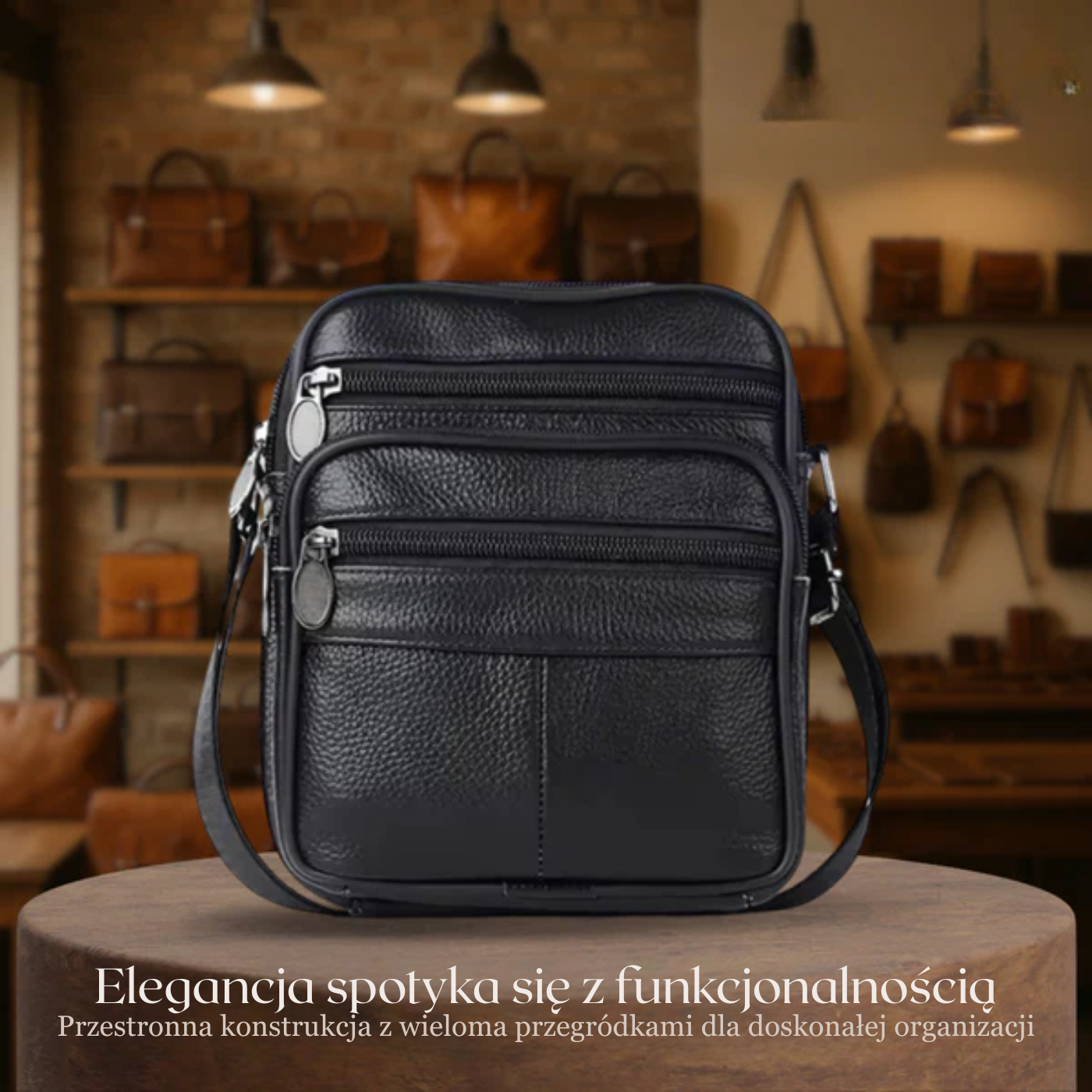 Andrzej – Codzienna elegancja – Torba na ramię-10287811526999-Krystyna Skórzane Atelier