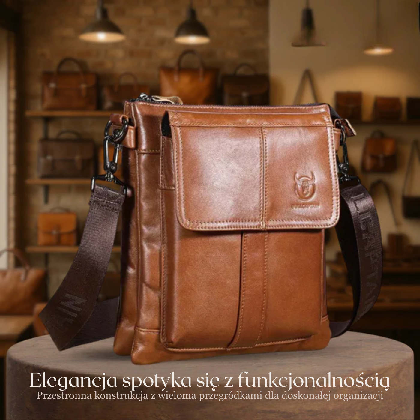 Oskar – Smukła praktyczność – Torba na ramię-10287811428695-Krystyna Skórzane Atelier