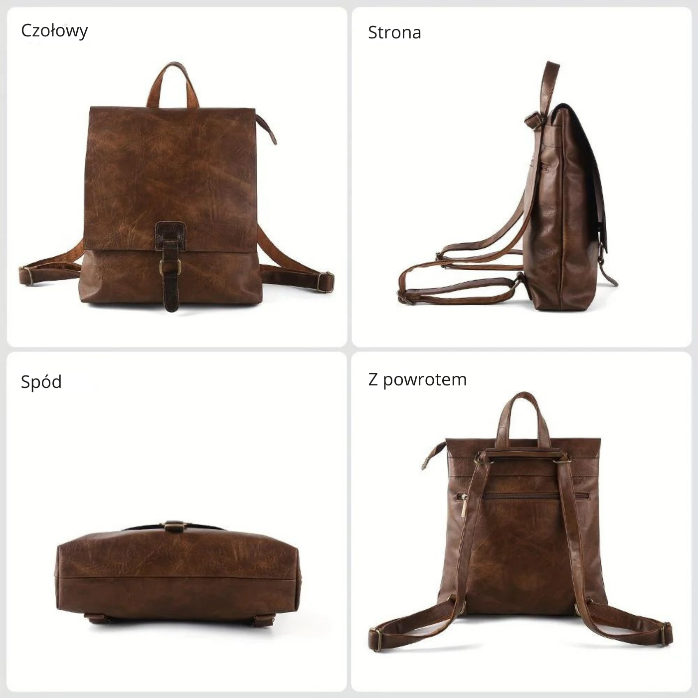 Aurelia – Klasyczny design – Plecak miejski-10287801499991-Krystyna Skórzane Atelier