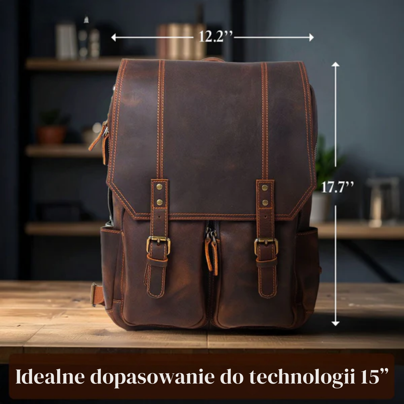 Bartosz – Vintage’owa elegancja – Plecak-10287811494231-Krystyna Skórzane Atelier