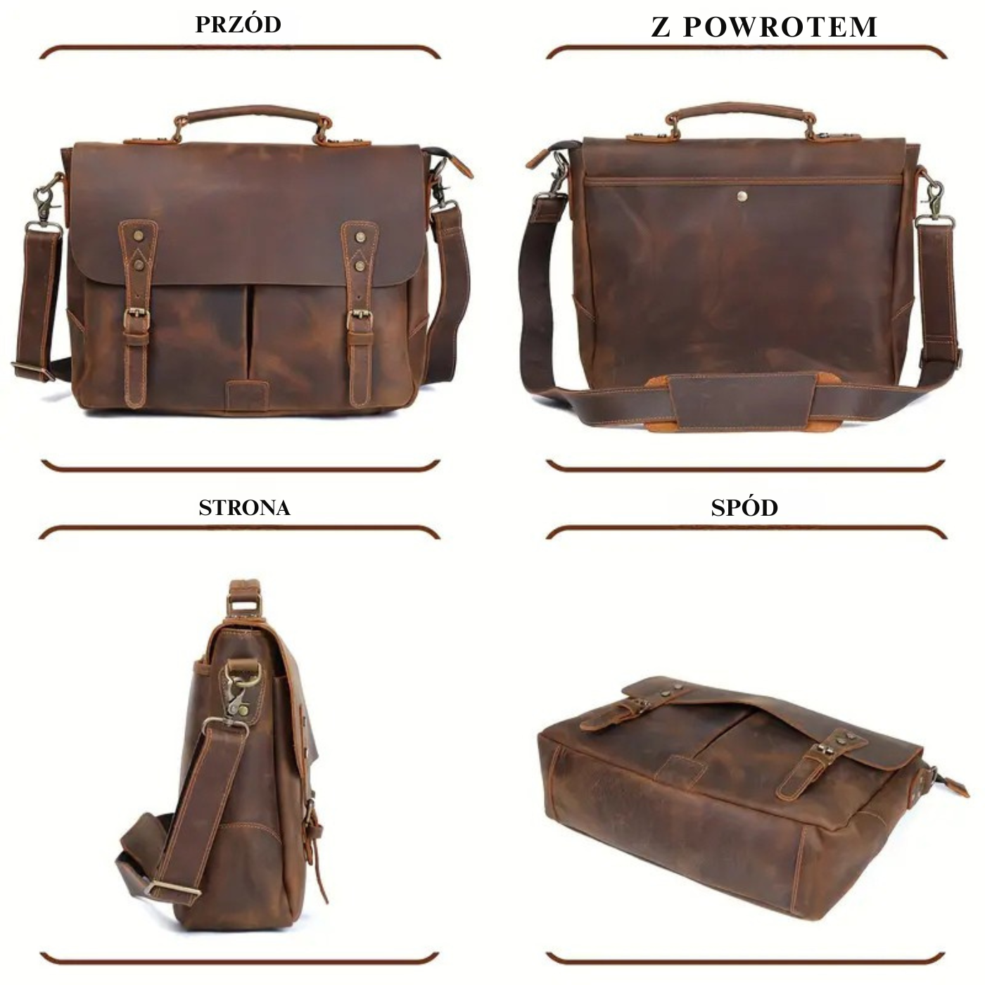 Andrew – Klasyczna wyrafinowana elegancja – Teczka-10287812608343-Krystyna Skórzane Atelier