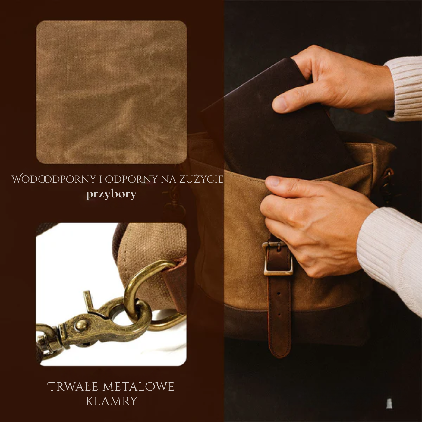 William – Vintage’owa praktyczność – Torba na ramię-10287635333463-Krystyna Skórzane Atelier