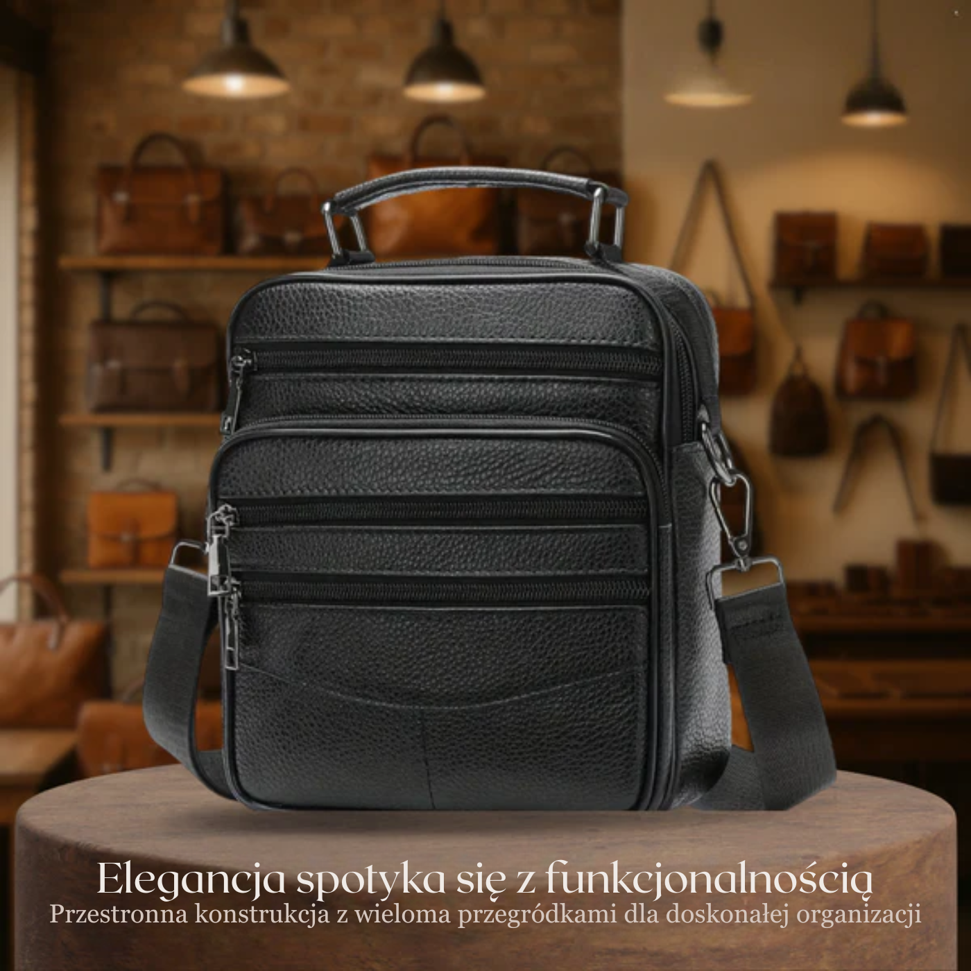 Markus – Praktyczna elegancja – Torba na ramię-10287811592535-Krystyna Skórzane Atelier