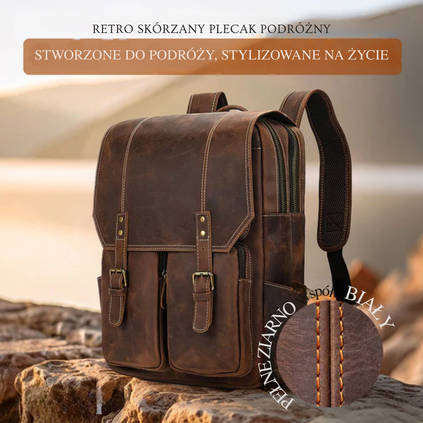 Bartosz – Vintage’owa elegancja – Plecak-10287811494231-Krystyna Skórzane Atelier