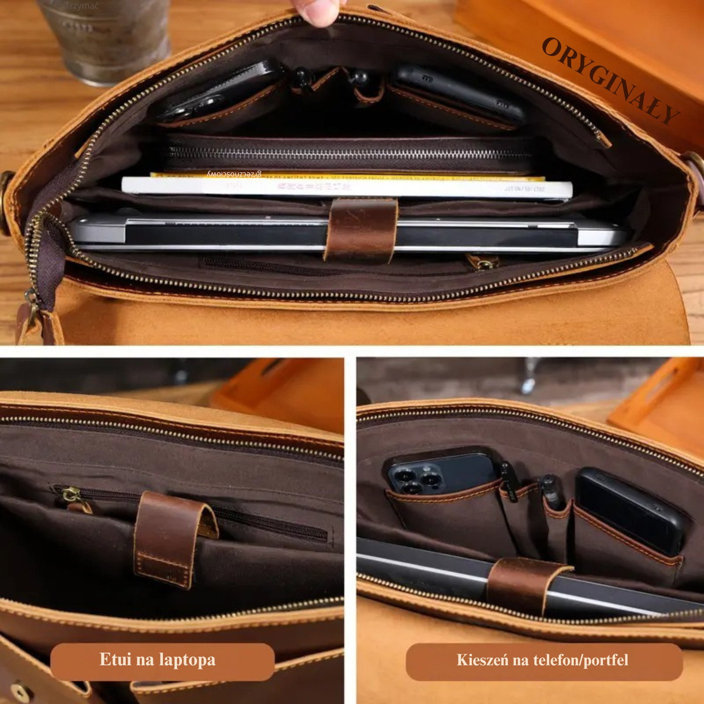 Andrew – Klasyczna wyrafinowana elegancja – Teczka-10287812608343-Krystyna Skórzane Atelier