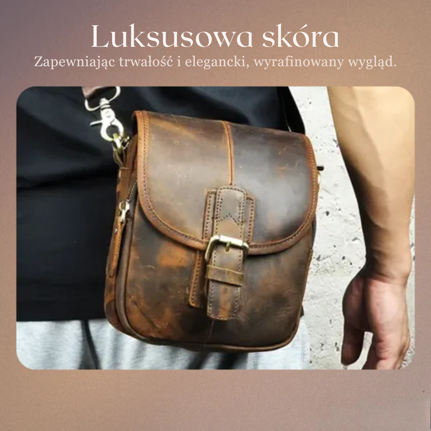 Tadeusz – Vintage’owy urok – Torba na ramię-10287811690839-Krystyna Skórzane Atelier