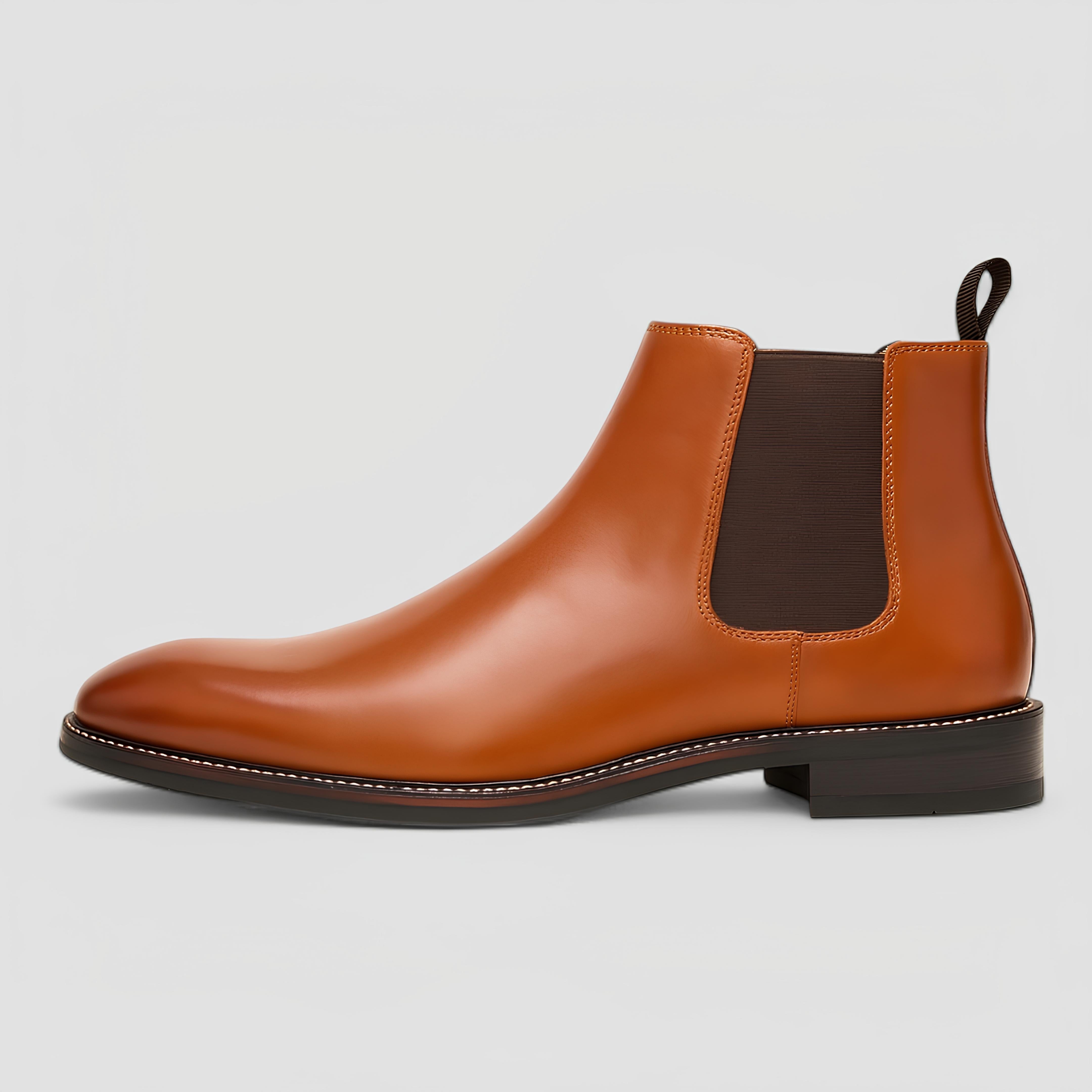 Leon – Smukła nowoczesna elegancja – Chelsea boots-10291705479511-Krystyna Skórzane Atelier