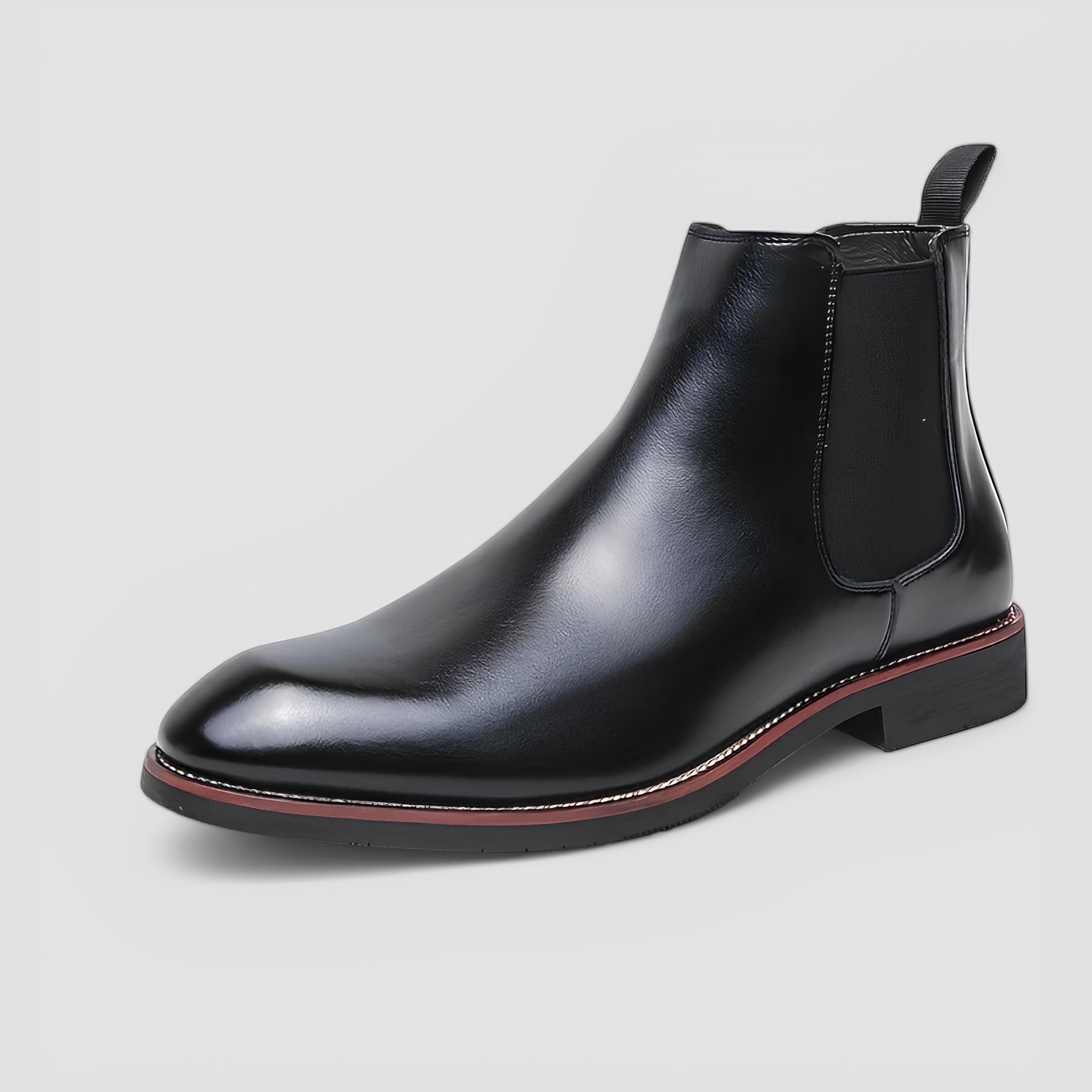 Leon – Smukła nowoczesna elegancja – Chelsea boots-10291705479511-Krystyna Skórzane Atelier