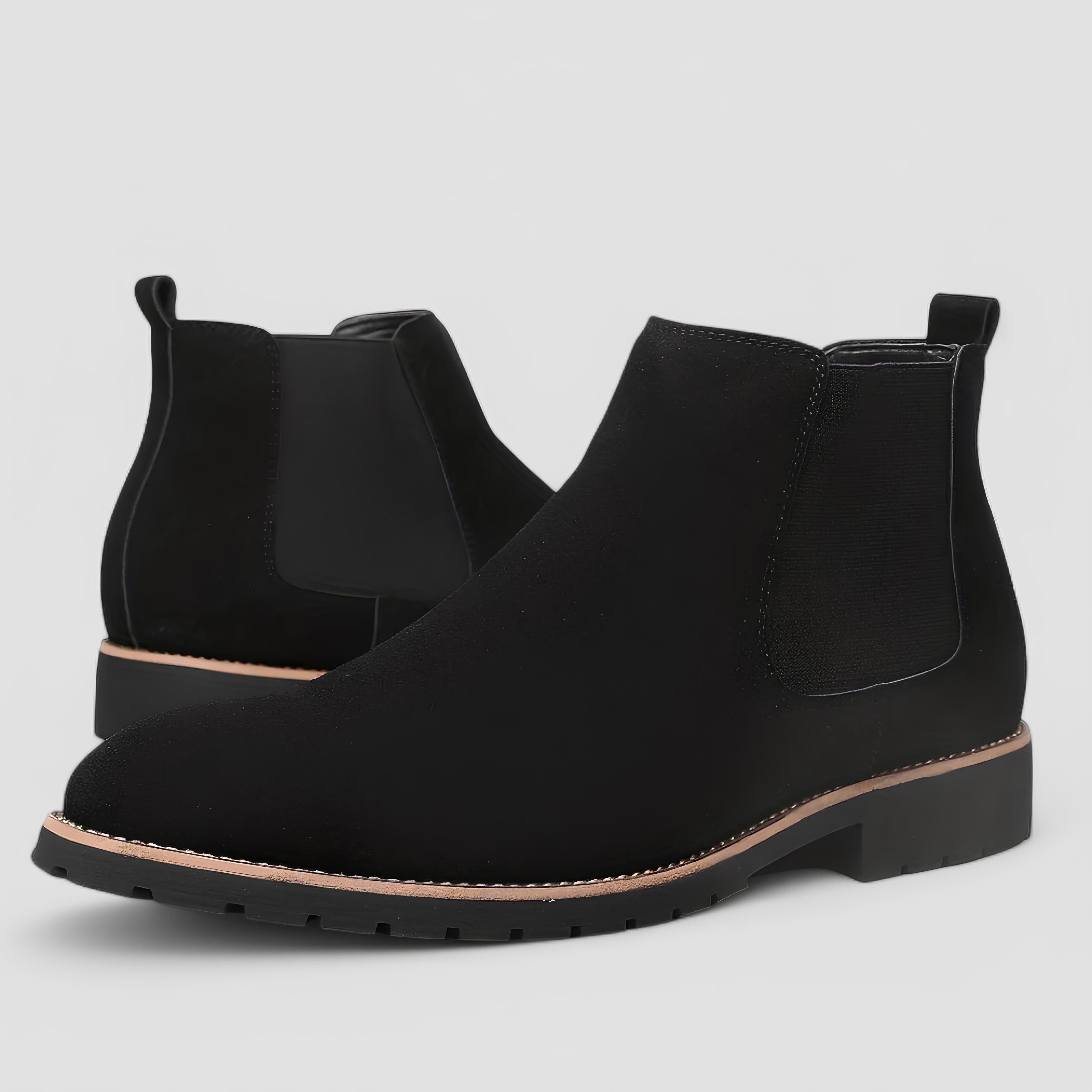 Kanil – Nowoczesne gładkie wykończenie – Chelsea boots-10291705676119-Krystyna Skórzane Atelier